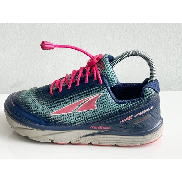 Altra Torin‎ 3.0 Teal Navy Pink Running Shoes with lock laces SZ: 6 - Picture 6 of 9